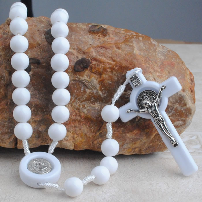,plastic beads rosary